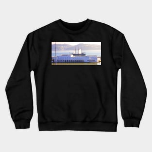 a boat on the roof...(almost) Crewneck Sweatshirt